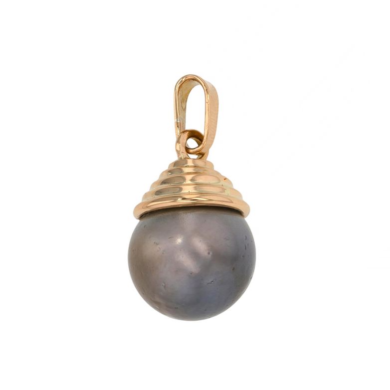 Pendentif perle de Tahiti or jaune 15.90g Comme neuf -  reconditionné disponible sur Gemme Les Bijoux